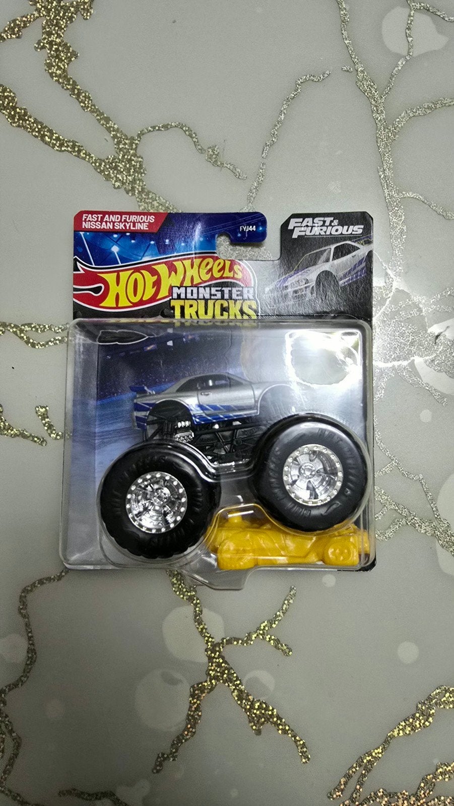 Hot Wheels Monster trucks Nissan Skyline R34 GT-R, Ophalen of Verzenden, Nieuw