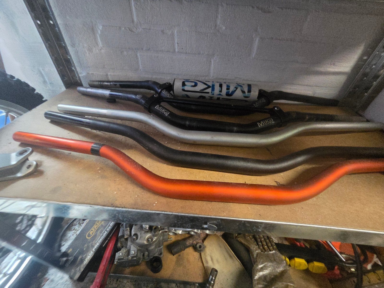 Motocross sturen 28,6mm renthal, mika enz, Motoren, Onderdelen | Harley-Davidson, Ophalen of Verzenden, Gebruikt