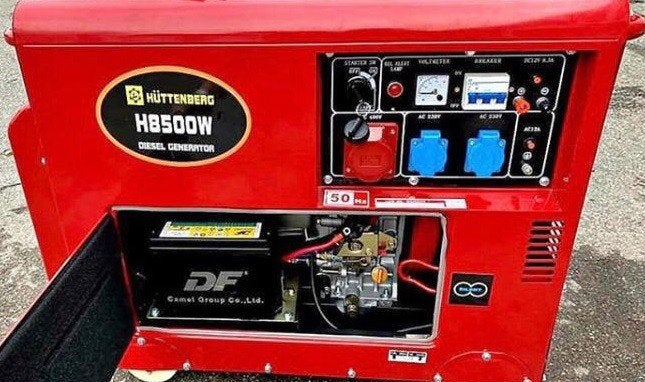 Aggregaat/generator Diesel 8500w Silent gratis bezorging NEW, Geluidgedempt, Nieuw, 10 tot 30 kVA, Dieselolie