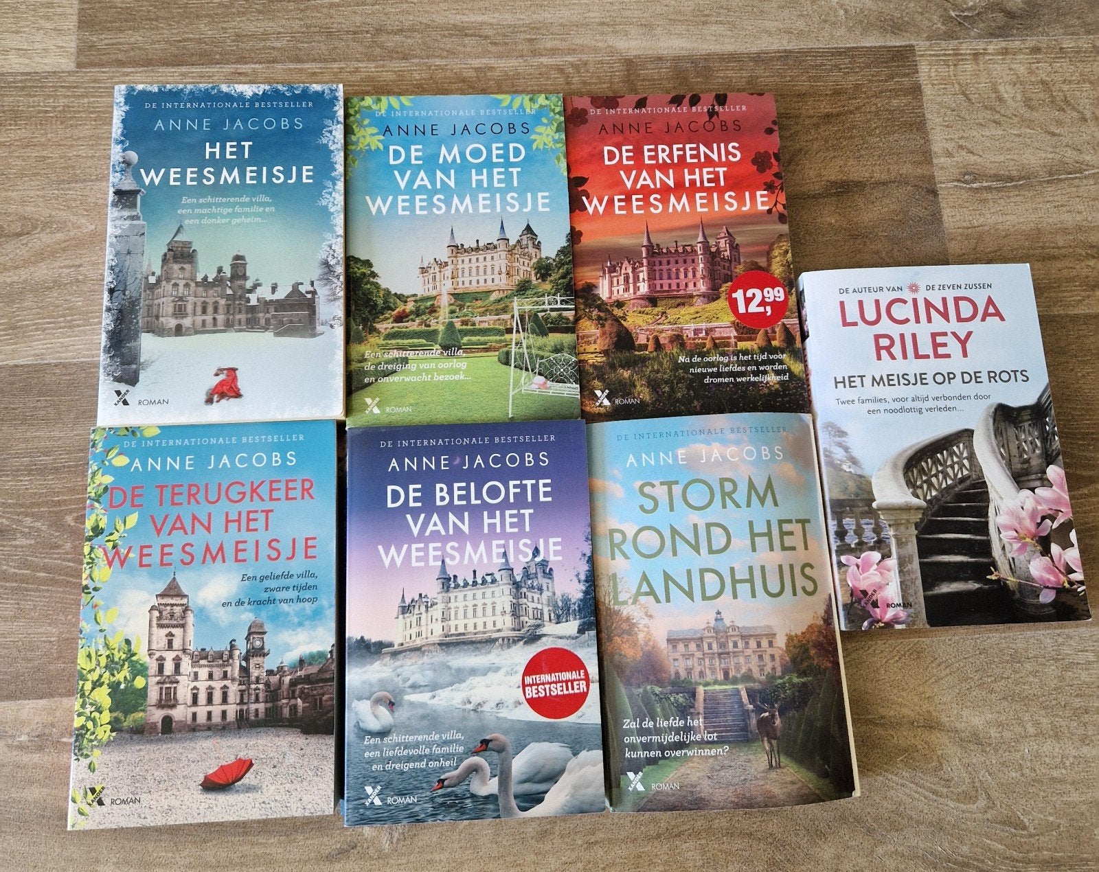 Boekenpakket Anne Jacobs & Lucinda Riley - 7 romans, Ophalen of Verzenden, Gelezen, Anne Jacobs, Lucinda Riley, Nederland