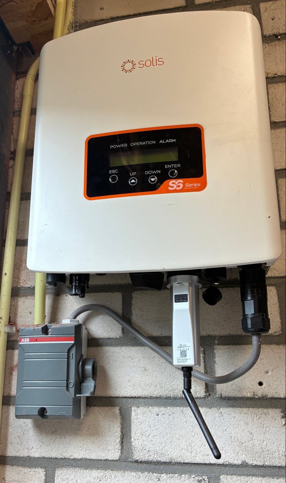Solis S6 Omvormer 2500 Watt - 2 jaar jong, Ophalen, Gebruikt, Overige typen
