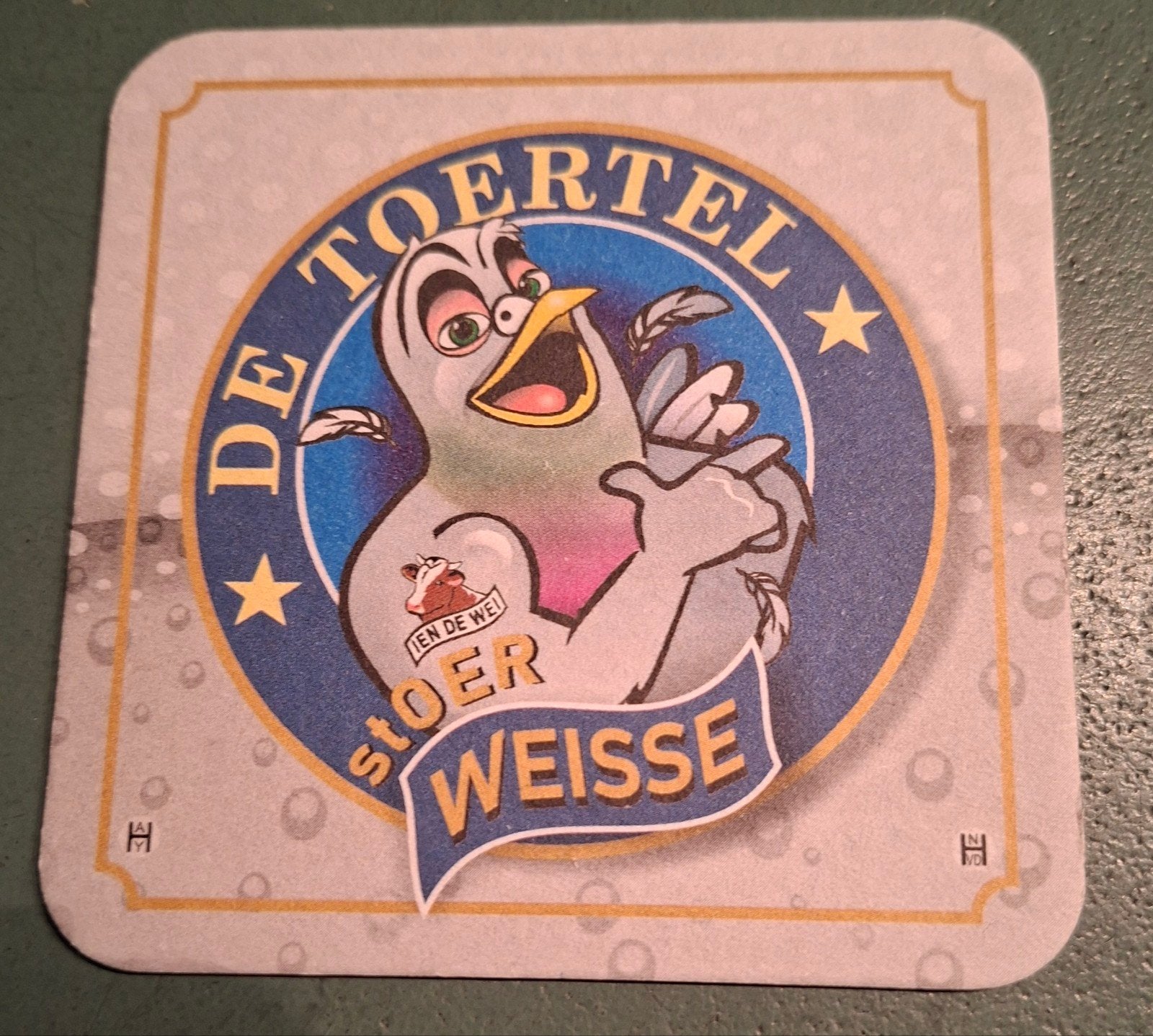 Bierviltje:De Toertel,Weisse,Gennep, Ophalen of Verzenden, Nieuw, Viltje(s), Overige merken