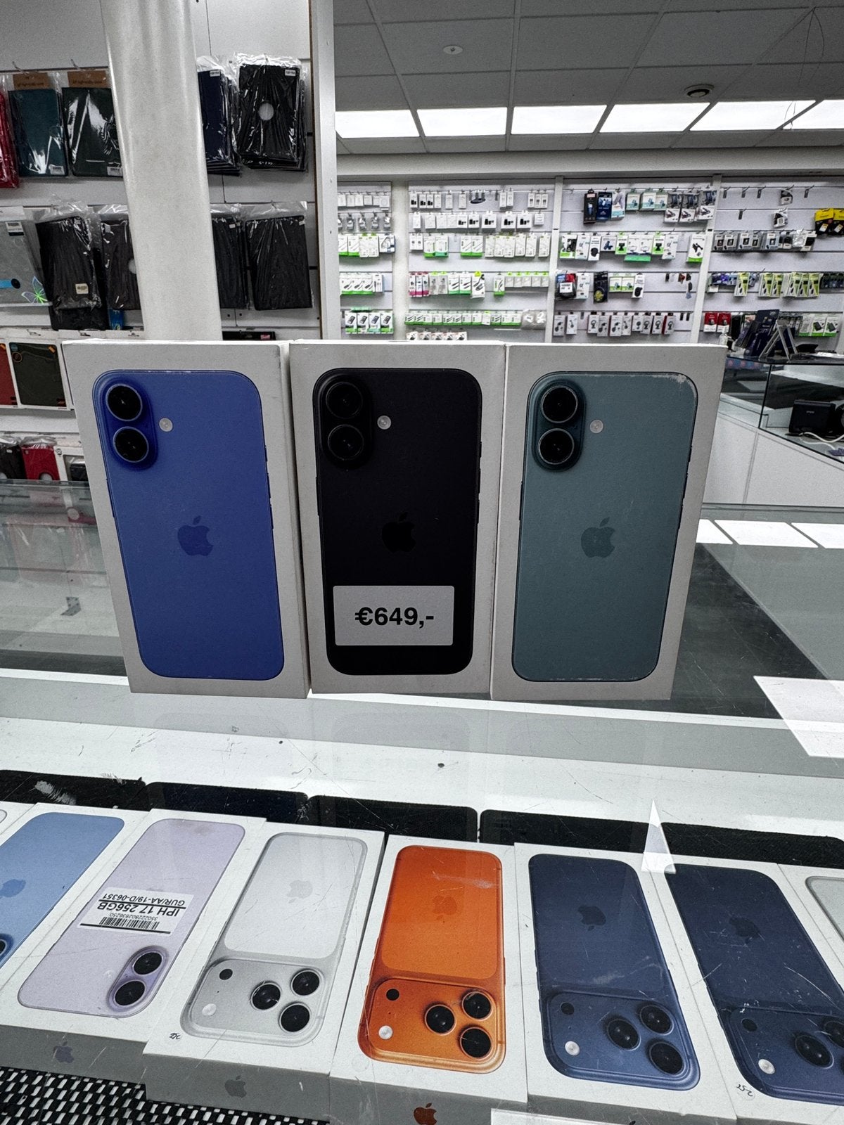 iPhone 16 128GB | Nieuw | €649 | Apple Garantie, Telecommunicatie, Mobiele telefoons | Apple iPhone, 128 GB, Zwart, Nieuw, IPhone 16