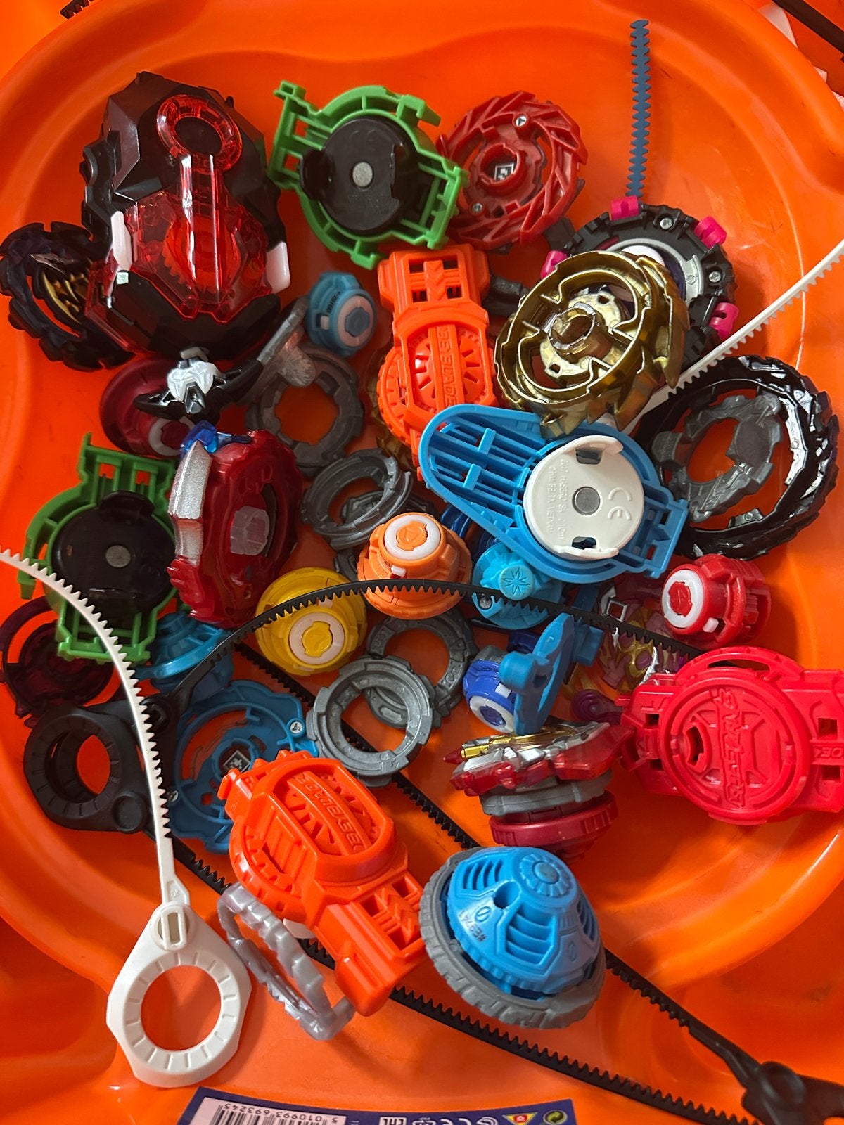 Grote Beyblade Burst Rise set met stadion en veel Beyblades, Ophalen of Verzenden, Gebruikt, Jongen of Meisje
