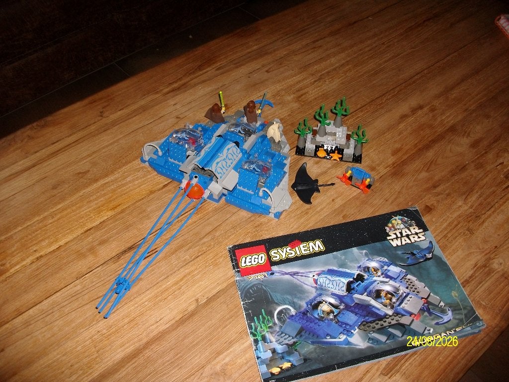 lego 7161 gungan sub, Gebruikt, Lego, Ophalen of Verzenden, Compleet