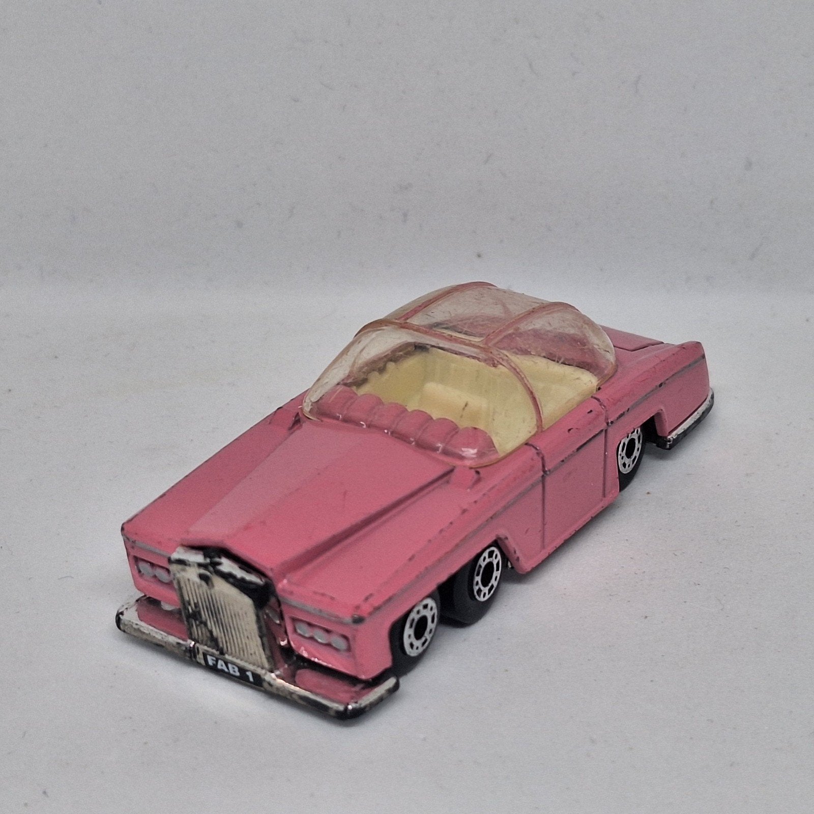 Matchbox FAB 1 Roze Auto - Thunderbirds, Overige merken, Gebruikt, 1:50 of kleiner, Auto