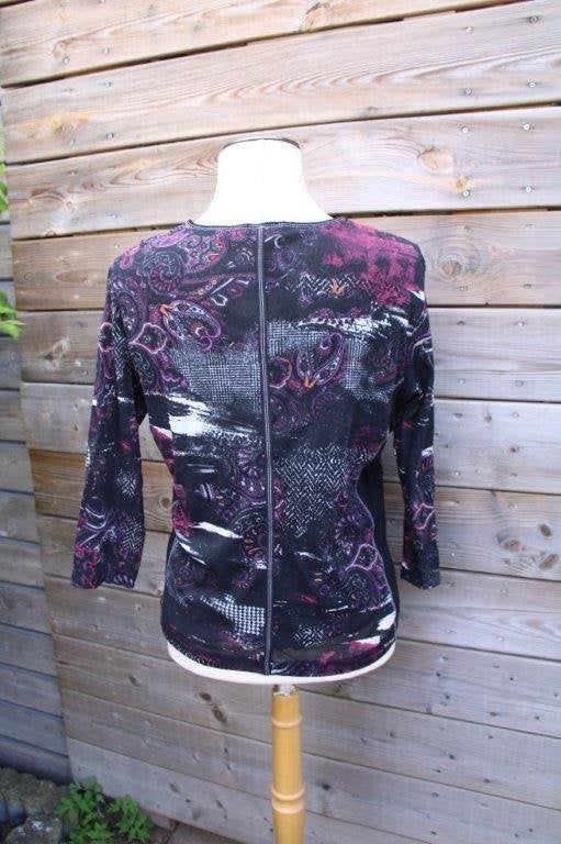 Tuniek zwart/ fuschia Gerry Weber mt L Vaste prijs, Zwart, Maat 42/44 (L), Ophalen of Verzenden, Zo goed als nieuw