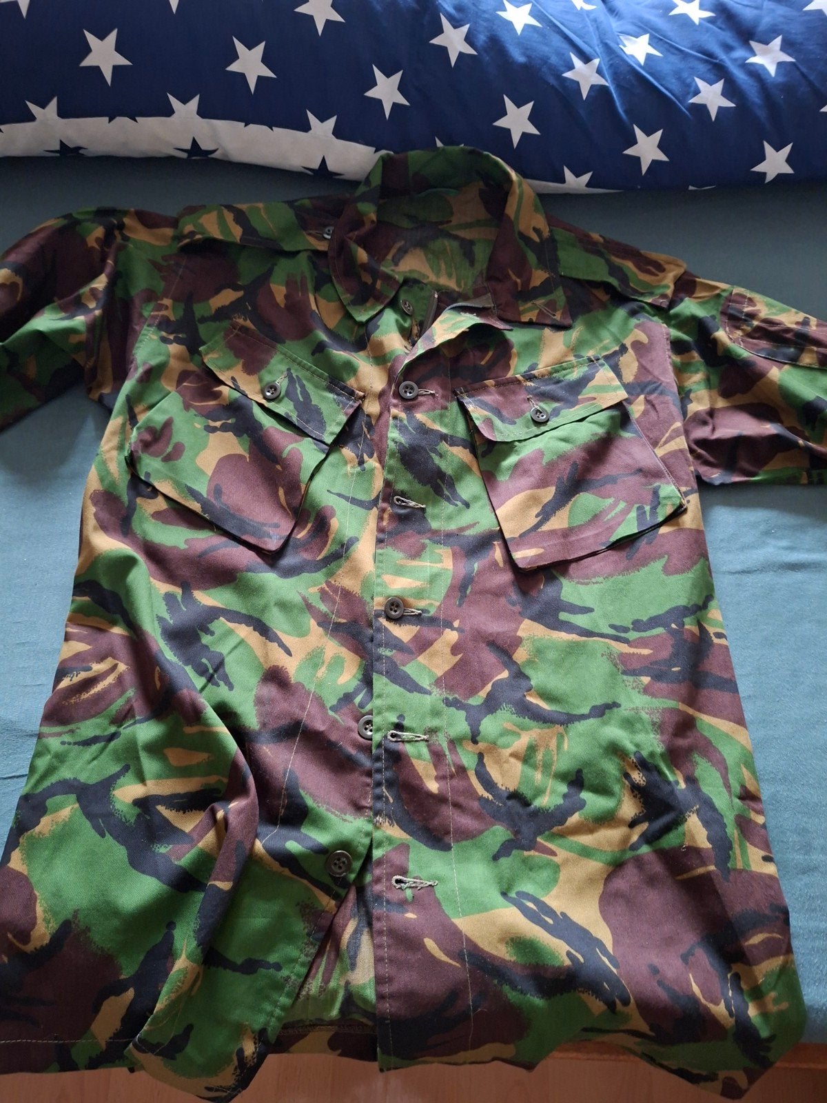 Militair engels camouflagejack -tropen maat M, Ophalen of Verzenden, Landmacht, Engeland