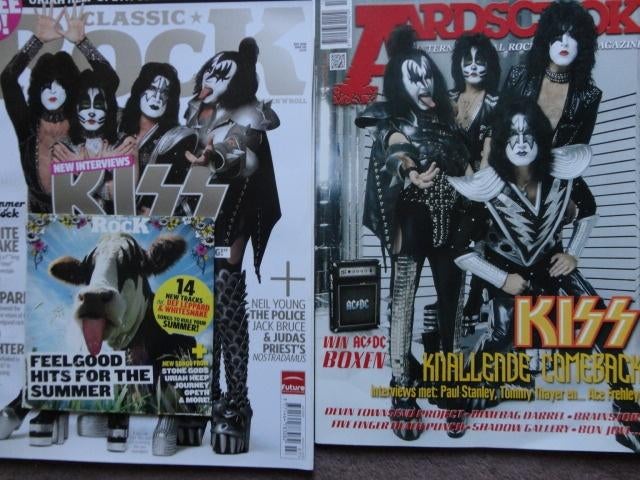 Classic Rock/Aarschok - Kiss Cover, Verzenden, 1960 tot 1980, Tijdschrift