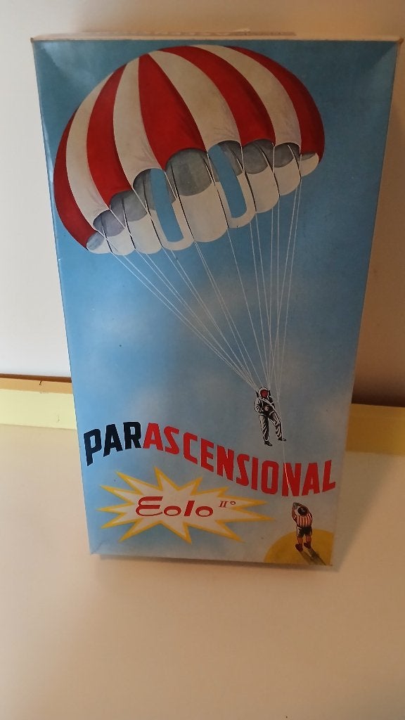 Vintage Paraschensional Eolo II Parachutespel, Ophalen of Verzenden, Gebruikt