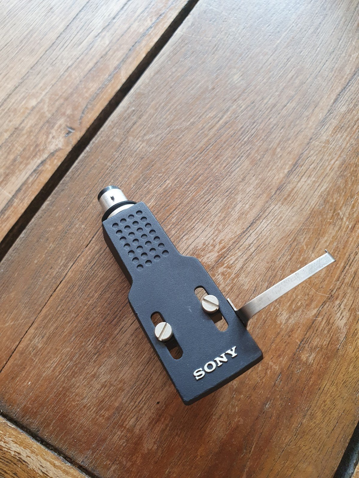 Sony Headshell met Philips 401 III B Element, Ophalen of Verzenden, Gebruikt, Platenspeler-onderdeel, Sony