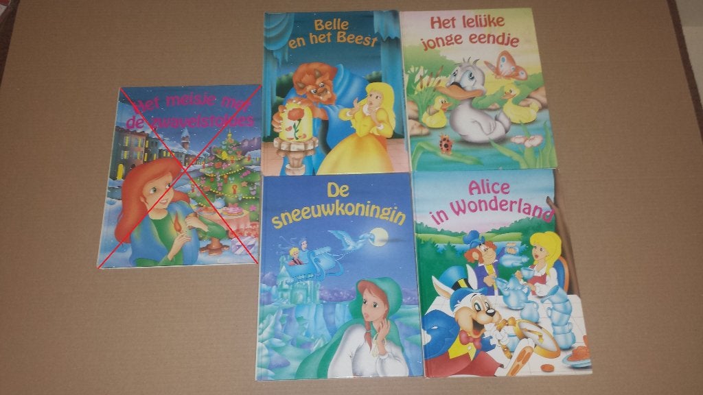 4 mooie sprookjes leesboeken, Boeken, Ophalen of Verzenden, Zo goed als nieuw