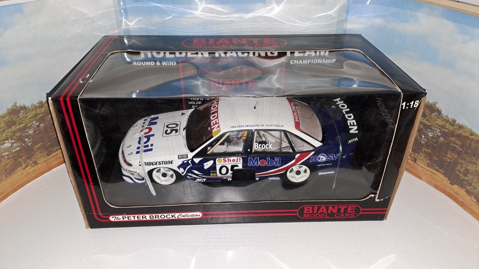 Biante Holden Racing Team VS Commodore Peter Brock 1:18, Hobby en Vrije tijd, Ophalen of Verzenden, Zo goed als nieuw, Auto, Overige merken