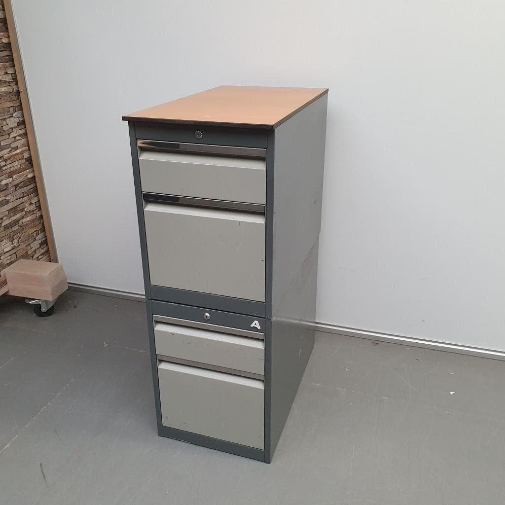 2-delig ladeblok met 4 lades - 113x42x73 cm