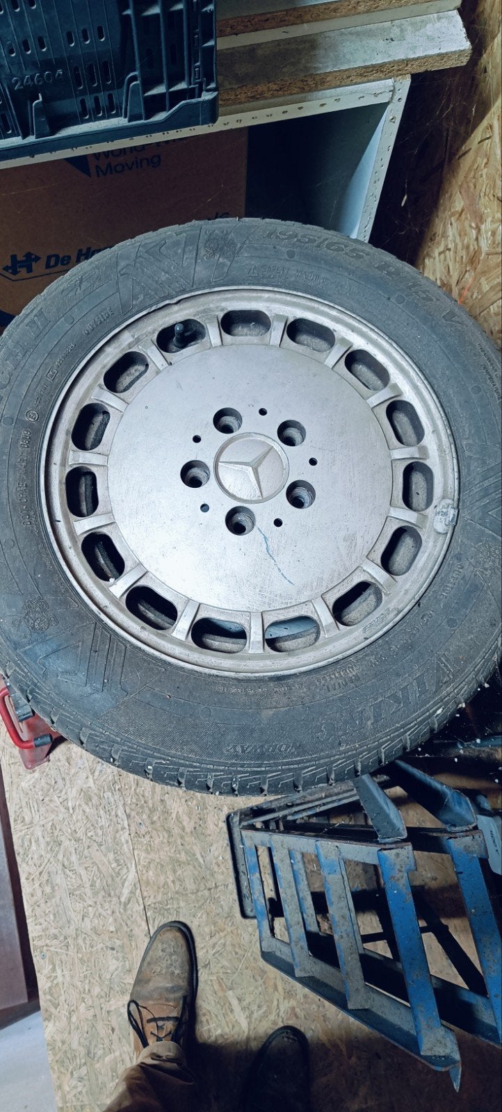 115" putdeksel / gullideckel velgen mercedes, Ophalen, Gebruikt