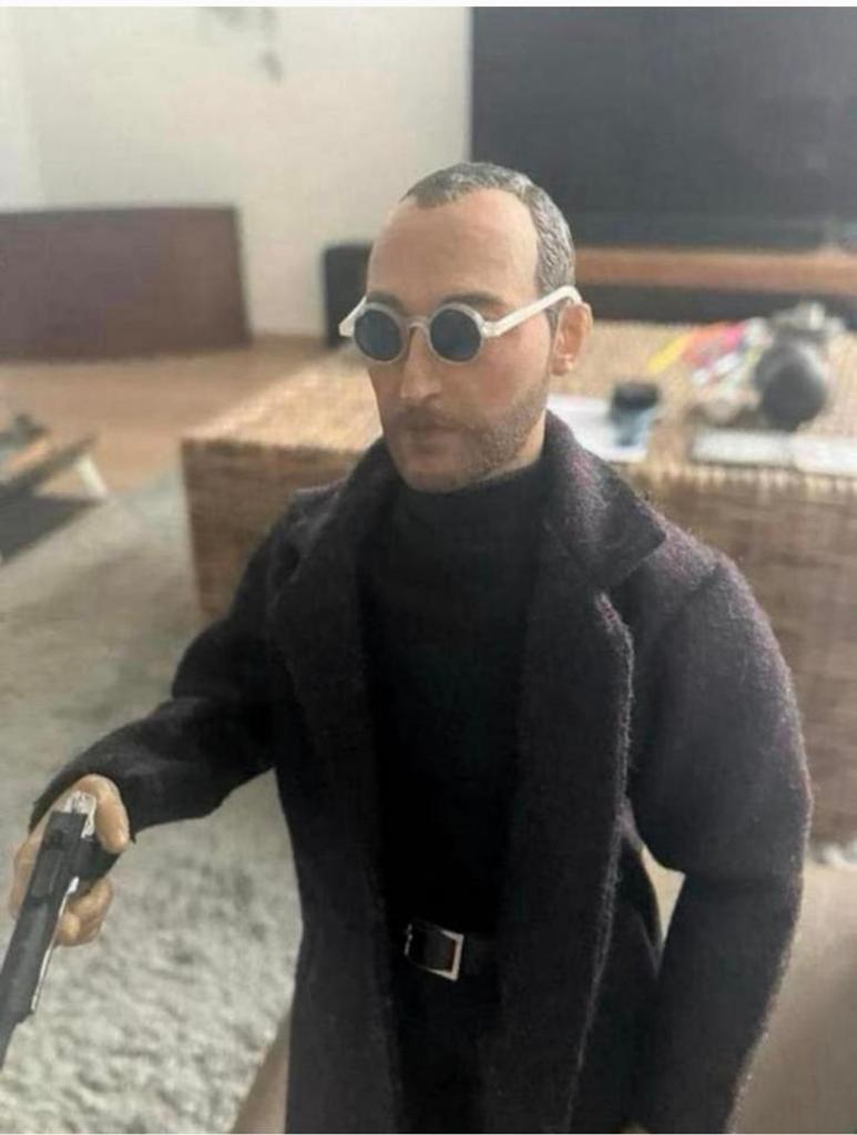 1/6 figuur LEON (Jean Reno) - Webtoontoys / Kumik / KMF038, Ophalen of Verzenden, Zo goed als nieuw, Actiefiguur of Pop