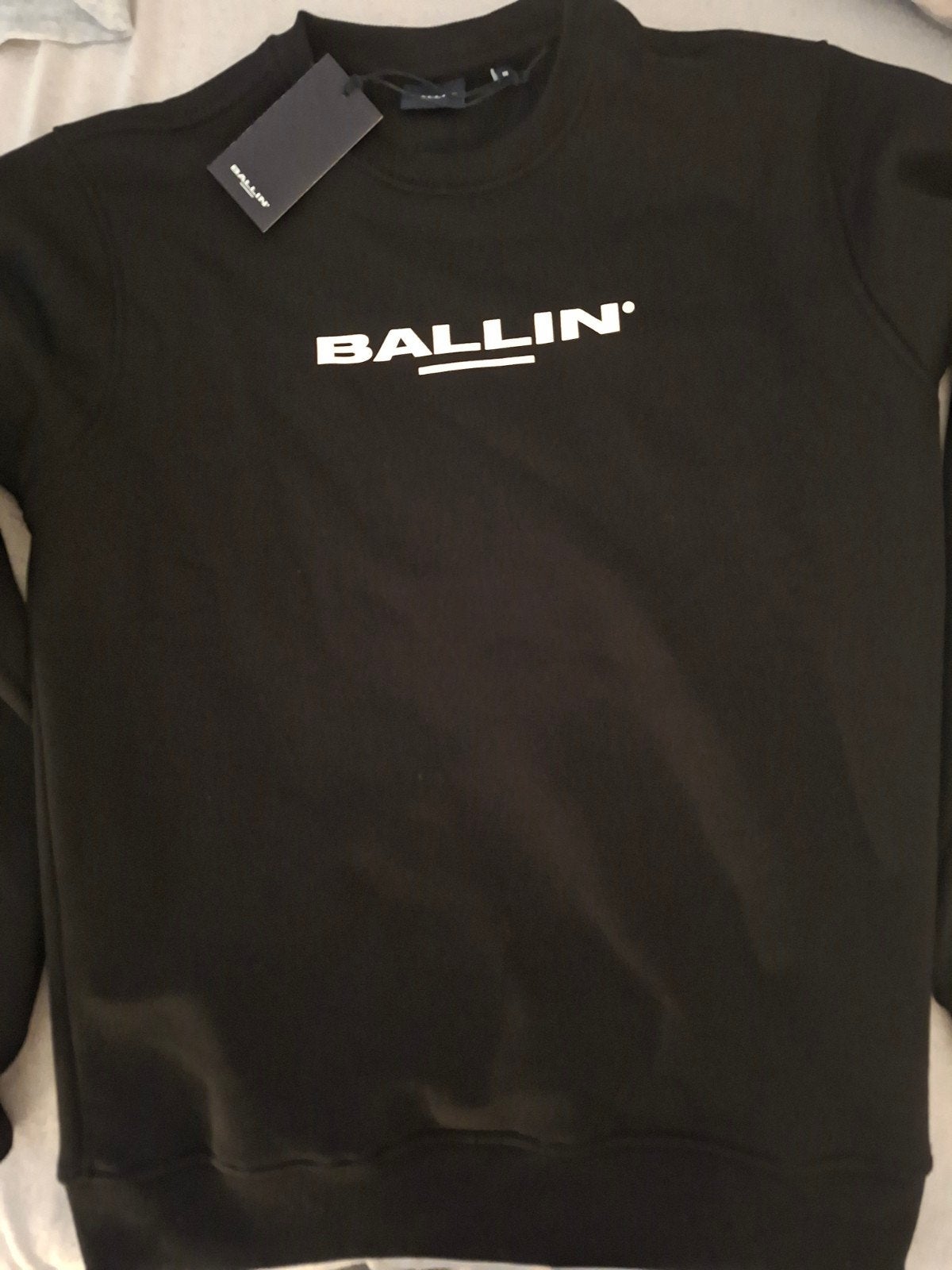 Ballin Amsterdam Original Logo Sweater – Zwart – Maat M, Ophalen of Verzenden, Zwart, Ballin' Amsterdam