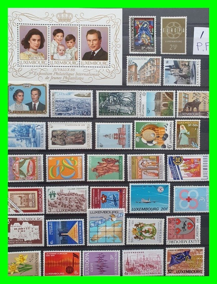 2 kavels Luxemburg postfris  *3, Postzegels en Munten, Ophalen of Verzenden, Buitenland