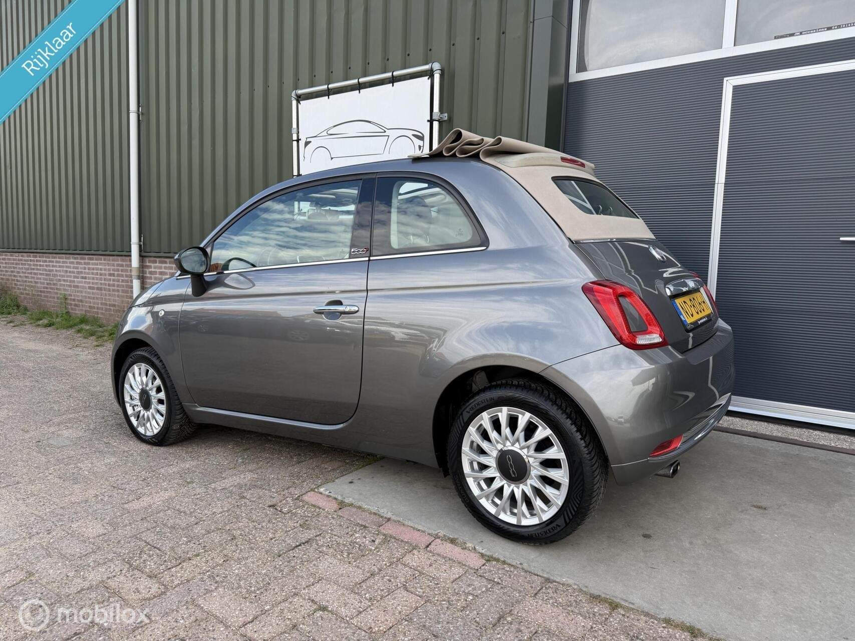 Fiat 500 0.9 TwinAir Turbo Lounge|Airco|Leder|Navi|Bluetooth, Lichtsensor, Gebruikt, Bedrijf, Handgeschakeld