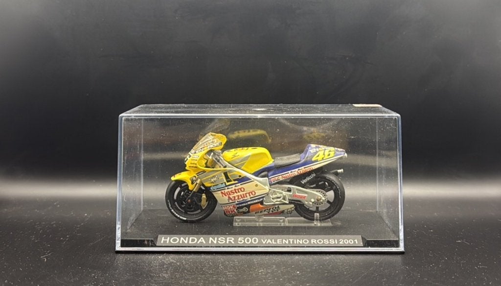 Honda NSR 500 Valentino Rossi 2001 #46 schaal 1:24, Ophalen of Verzenden, Nieuw, Motor, Overige merken
