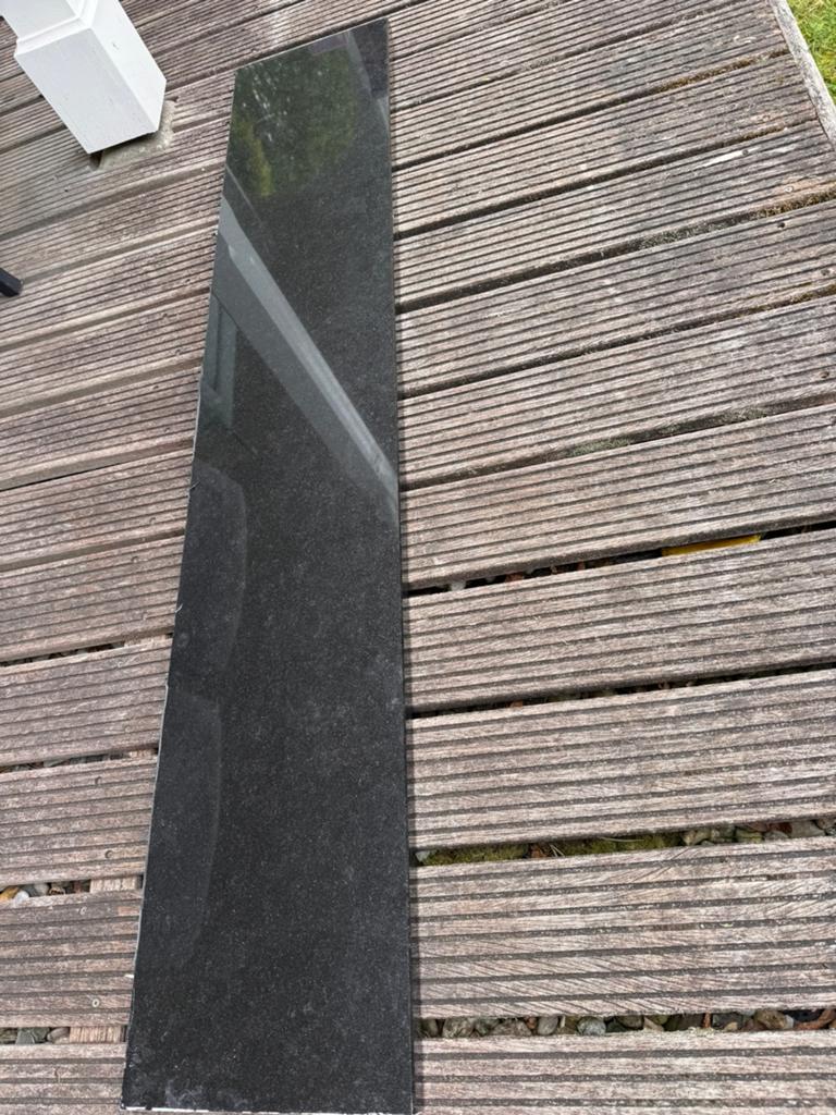 Granieten vensterbank 170,5 x 31,6 x 3 cm, Ophalen, Gebruikt, Overige metalen