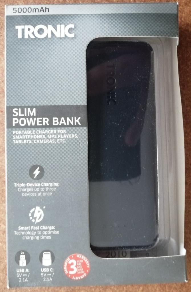 TRONIC Power Bank 5000mAh, Ophalen of Verzenden, Nieuw, Apple iPhone