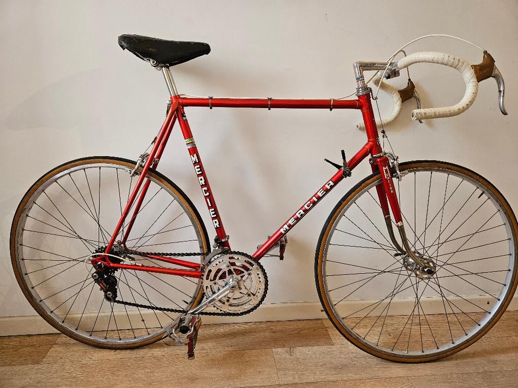 Vintage Mercier koersfiets jaren '70 – maat 60cc, 59 cm of meer, Ophalen of Verzenden, Mercier, Jaren '60 of nieuwer