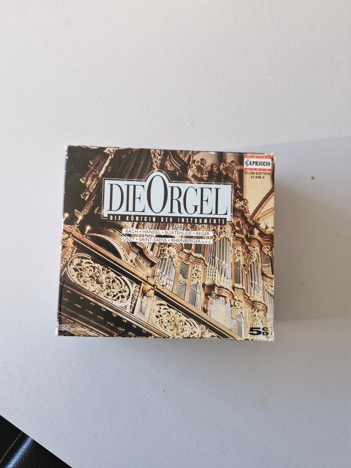 Die Orgel - Königin der Instrumente CD Box (5 CD's), Cd's en Dvd's, Gebruikt, Boxset, Overige typen, Ophalen of Verzenden