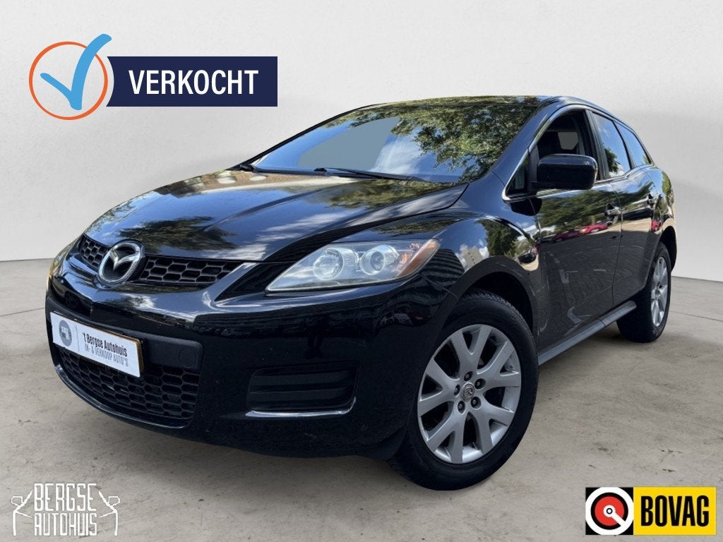 Mazda CX-7 2.3 Turbo Touring AUTOMAAT LEER CRUISE (bj 2007), Auto's, Automaat, 450 kg, Gebruikt, 252 pk