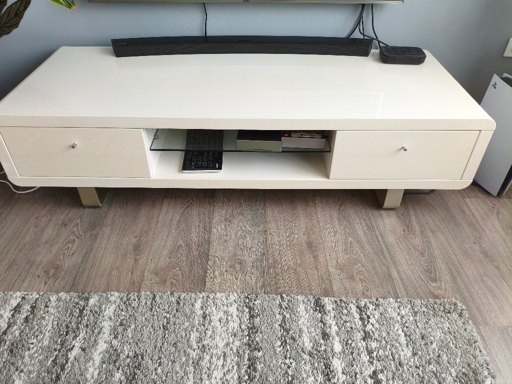 TV meubel, Ophalen, Overige materialen, 150 tot 200 cm, Zo goed als nieuw