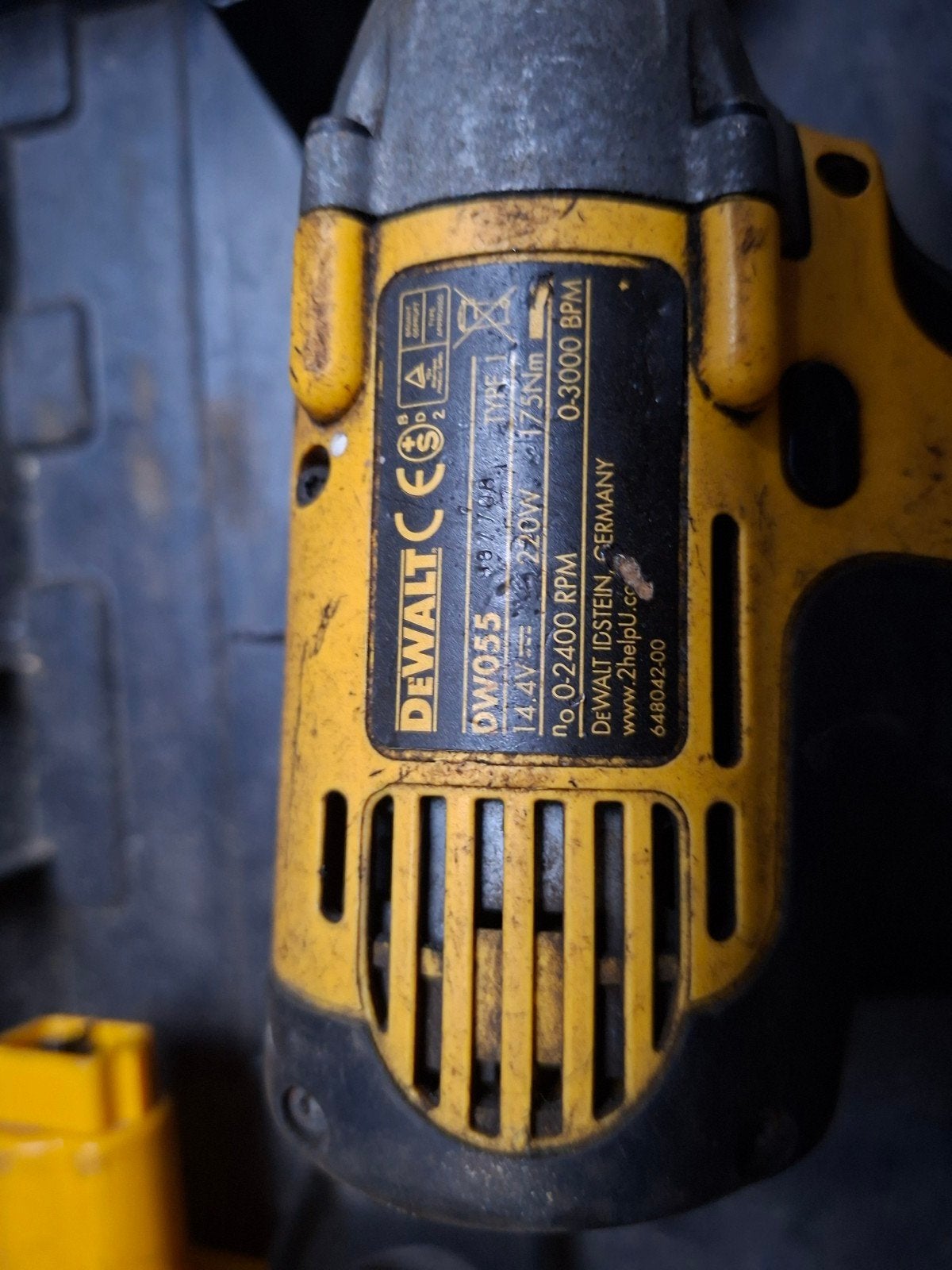 Foto 6 van DeWalt Accuboormachine DC757 & Slagmoermachine DW055
