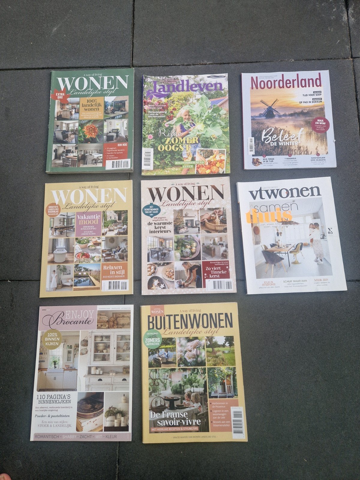 Diverse magazines: Wonen, Landleven, Noorderland, vtwonen, Ophalen of Verzenden, Gelezen, Overige typen