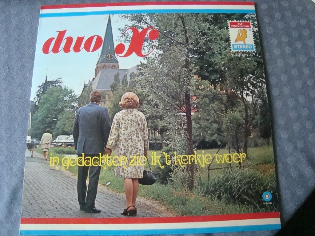 Duo x in gedachten zie ik 't kerkje weer, Cd's en Dvd's, Ophalen of Verzenden, Zo goed als nieuw, 12 inch, Levenslied of Smartlap