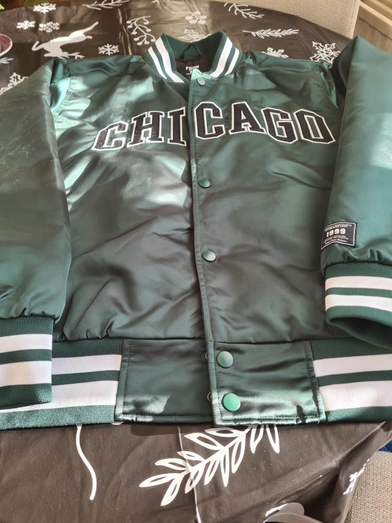 Nieuw Groene Chicago Jas - Stijlvol en Comfortabel, Maat 52/54 (L), Nieuw, Ophalen of Verzenden, FSBN