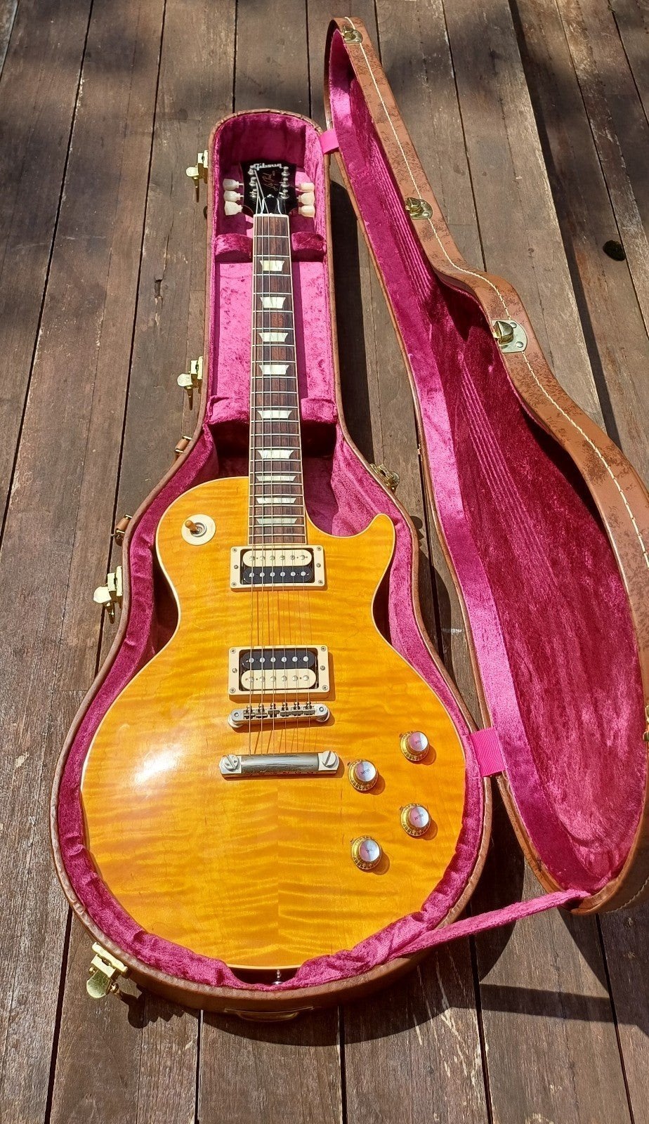Gibson custom shop M2M 1958 les paul reissue, Muziek en Instrumenten, Ophalen, Zo goed als nieuw, Solid body, Gibson
