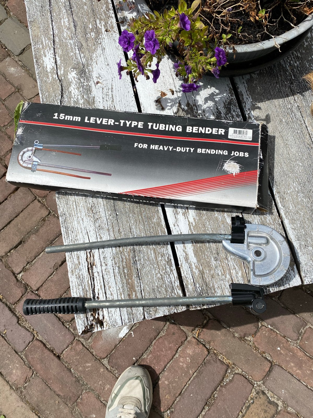 15mm Lever-Type Buizenbuiger, Ophalen of Verzenden, Gebruikt, Overige typen, Overige merken