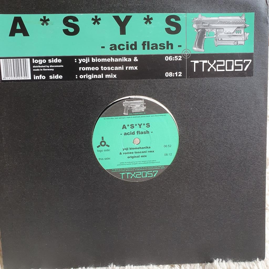 A*S*Y*S - Acid Flash lp, Cd's en Dvd's, Vinyl | Dance en House, Ophalen of Verzenden