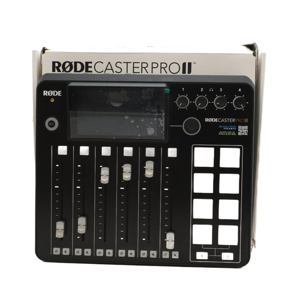 RODE RODECaster Pro II Compleet in Doos - ZGAN, Rode, Zo goed als nieuw, Support@rode.com, 107 Carnarvon Street
Silverwater, NSW 2128
Australia