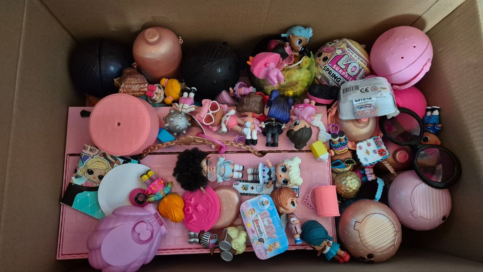 Grote LOL Surprise Verzameling met Opslag en Nieuwe Ballen, Ophalen of Verzenden, Gebruikt, Overige typen