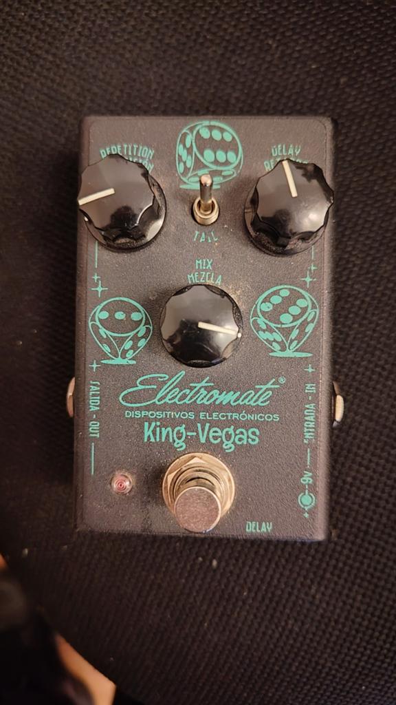 Electromate King-Vegas Delay Pedaal, Ophalen of Verzenden, Gebruikt, Delay of Echo