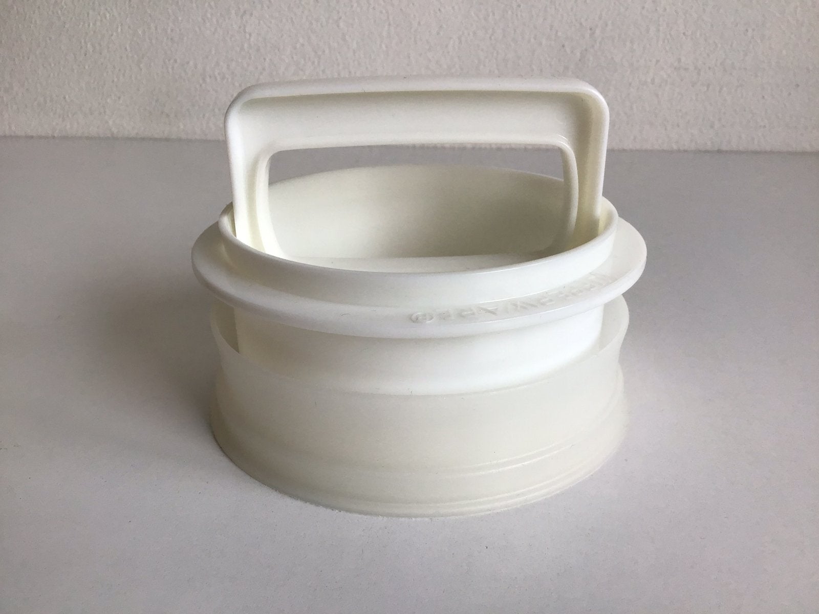 Tupperware hamburger pers wit, Ophalen of Verzenden, Nieuw, Wit, Met handvat