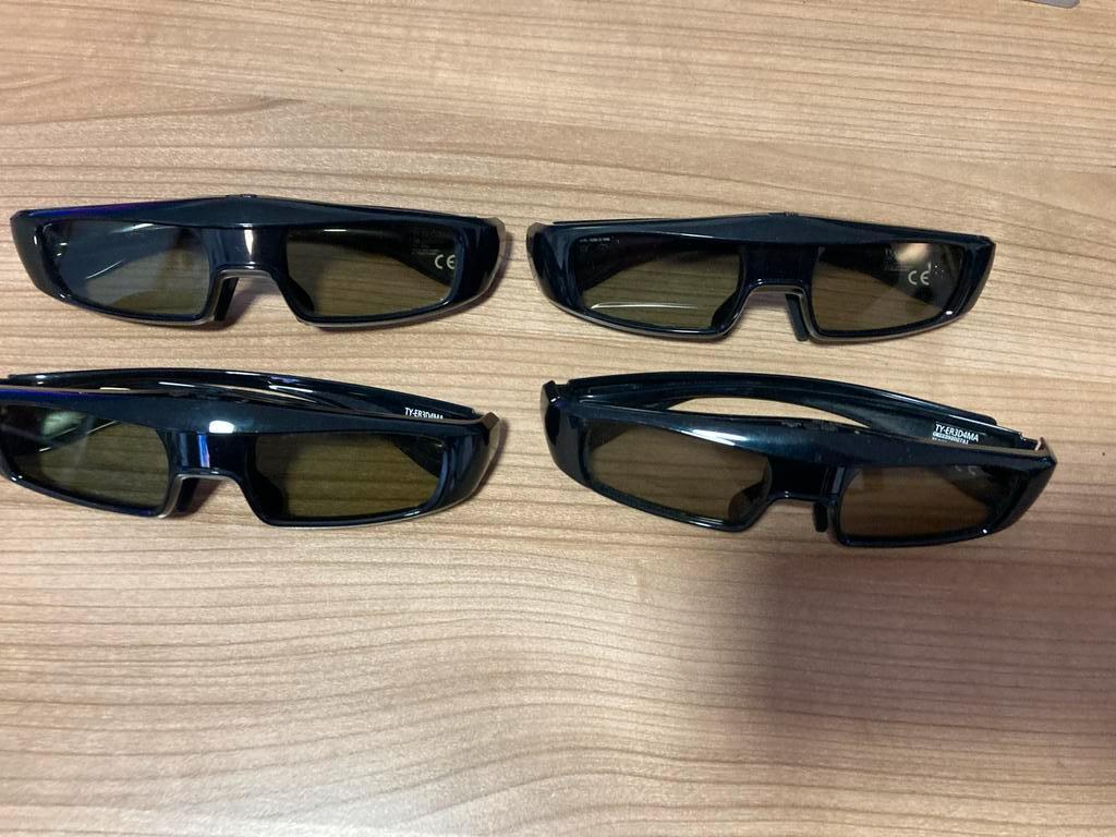 Panasonic TY-ER3D4MA 3D-brillen (4 stuks), Ophalen of Verzenden, Gebruikt