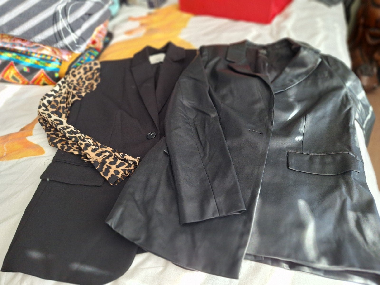 Shoeby Blazer met Luipaardprint Mouwen & Clockhouse Jasje, Zwart, Shoeby & Clockhouse, Ophalen of Verzenden, Jasje