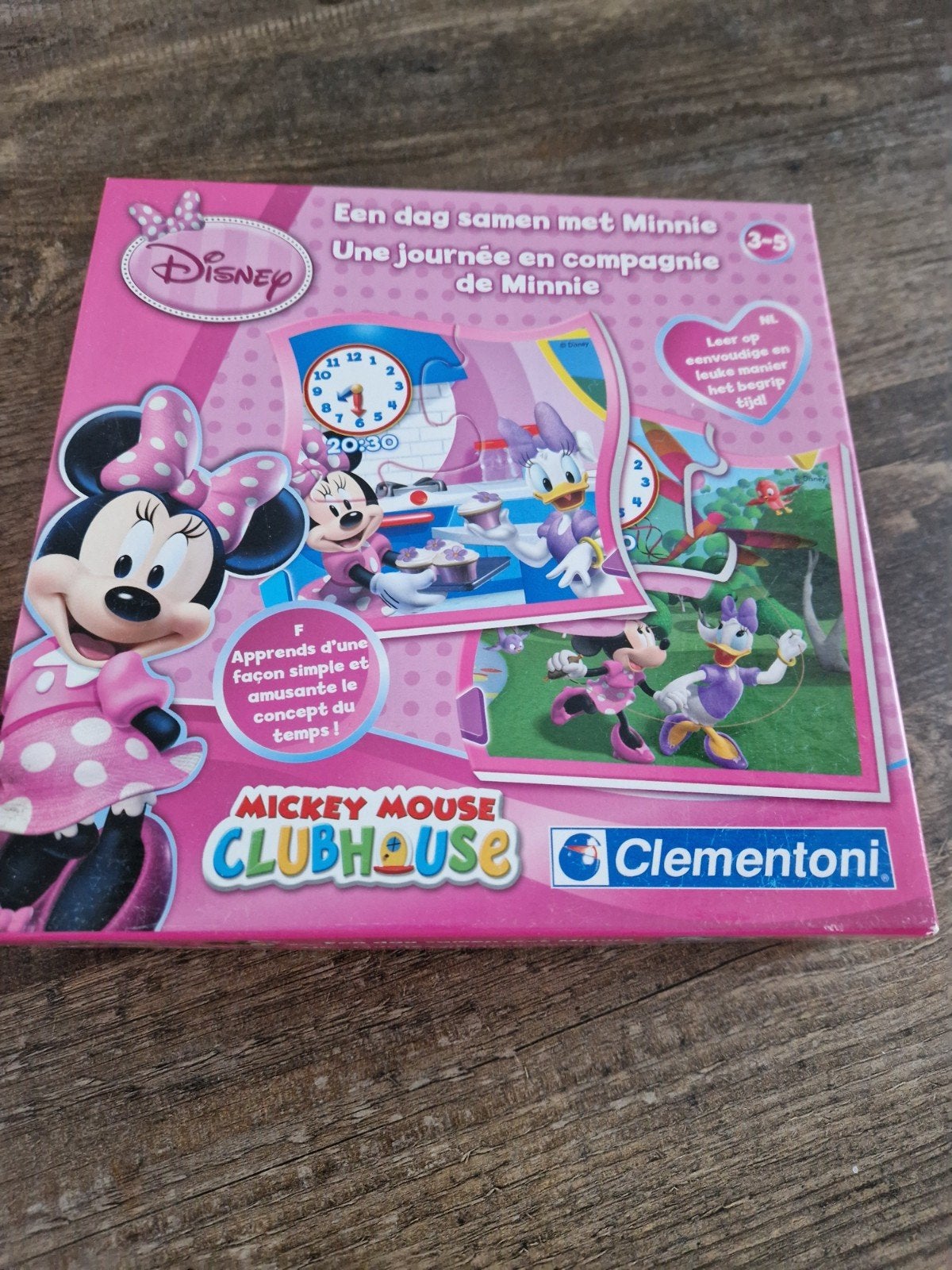 Mickey Mouse Clubhouse: Een dag samen met Minnie (3-5 jaar), Ophalen of Verzenden, Zo goed als nieuw, Puzzelen
