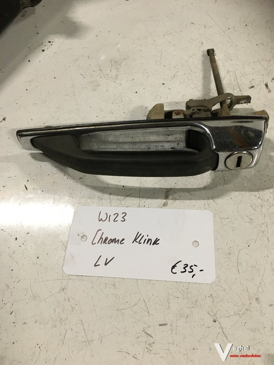 Mercedes 123 Greep Klink Chrome Linksvoor