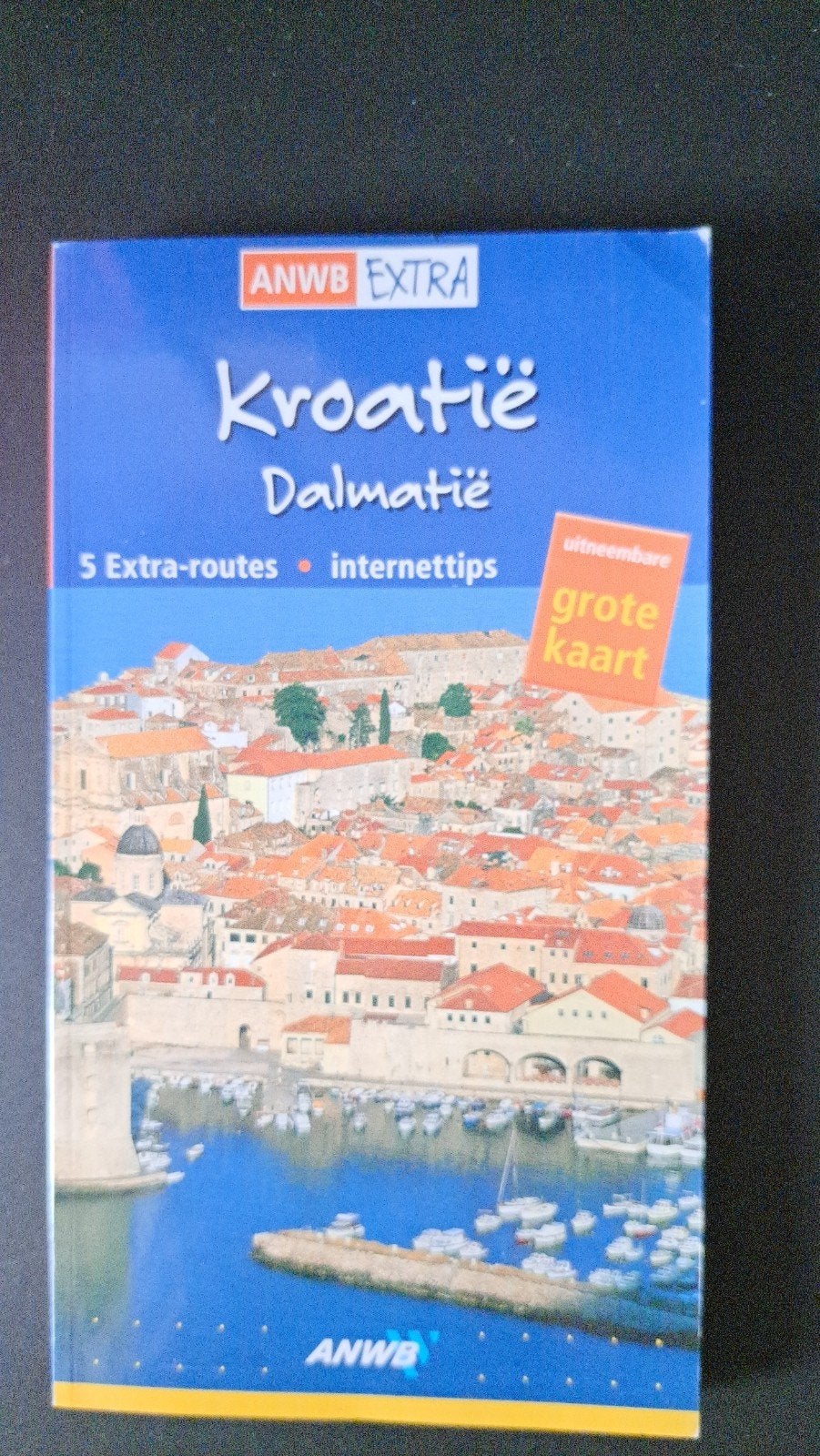 X ANWB Extra Reisgids Kroatië Dalmatië met kaart, Europa, Ophalen of Verzenden, Zo goed als nieuw, Reisgids of -boek