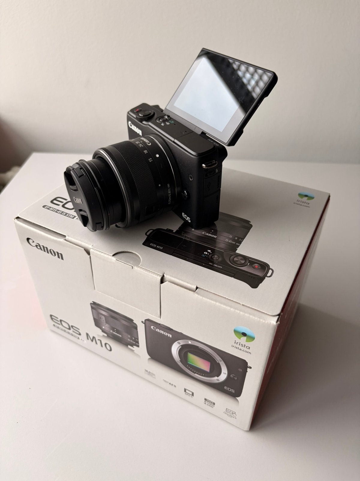 Canon EOS M10 kit met extra’s, Ophalen of Verzenden, Zo goed als nieuw, Canon