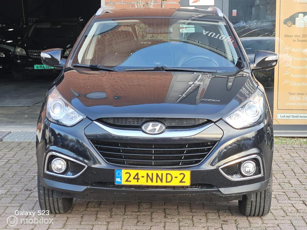 Hyundai ix35 2.0i Style Leer Airco Cruise controle Automaat, Auto's, Gebruikt, 4 cilinders, Parkeersensor, 1600 kg