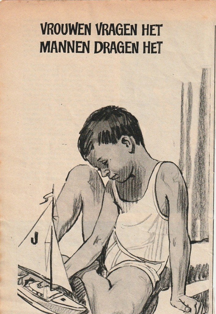 retro reclame 1963 Koala Neede jongensondergoed bootje, Verzenden, Overige typen