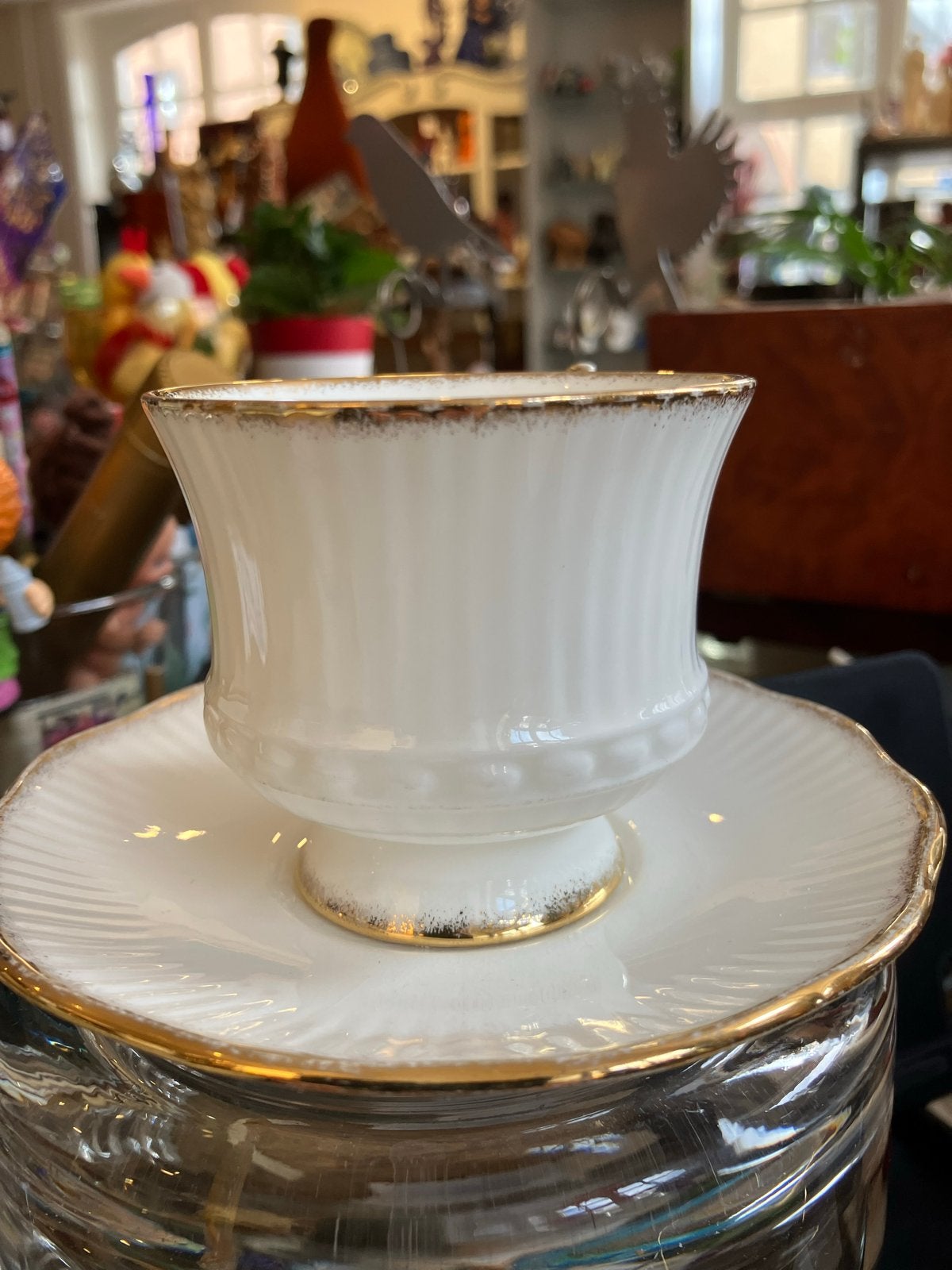 Elizabethan Fine Bone China Kop en Schotel, Antiek en Kunst, Ophalen of Verzenden